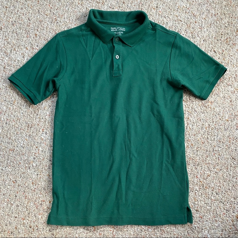 Nautica Green “School Uniform” Polo